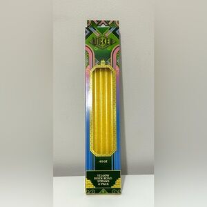 Wicked For Good Yellow Brick Road Reusable Straws